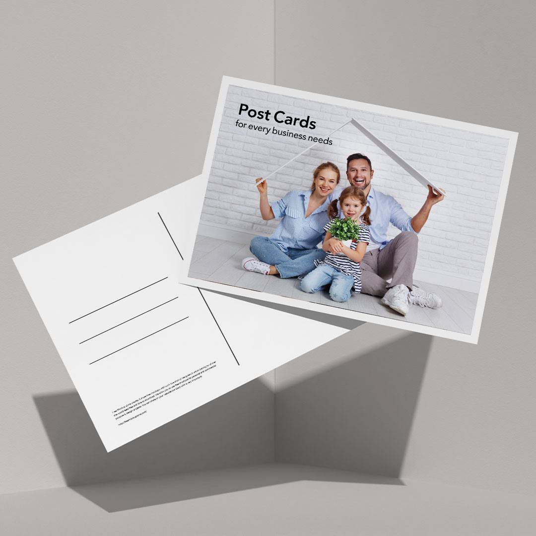 sløjfe sorg bygning Postcard Printing, UK | Printtrio Best Price