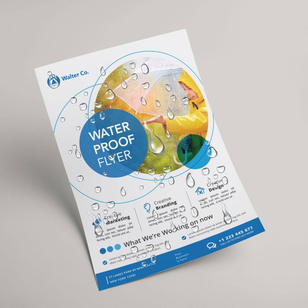 WATERPROOF FLYERS