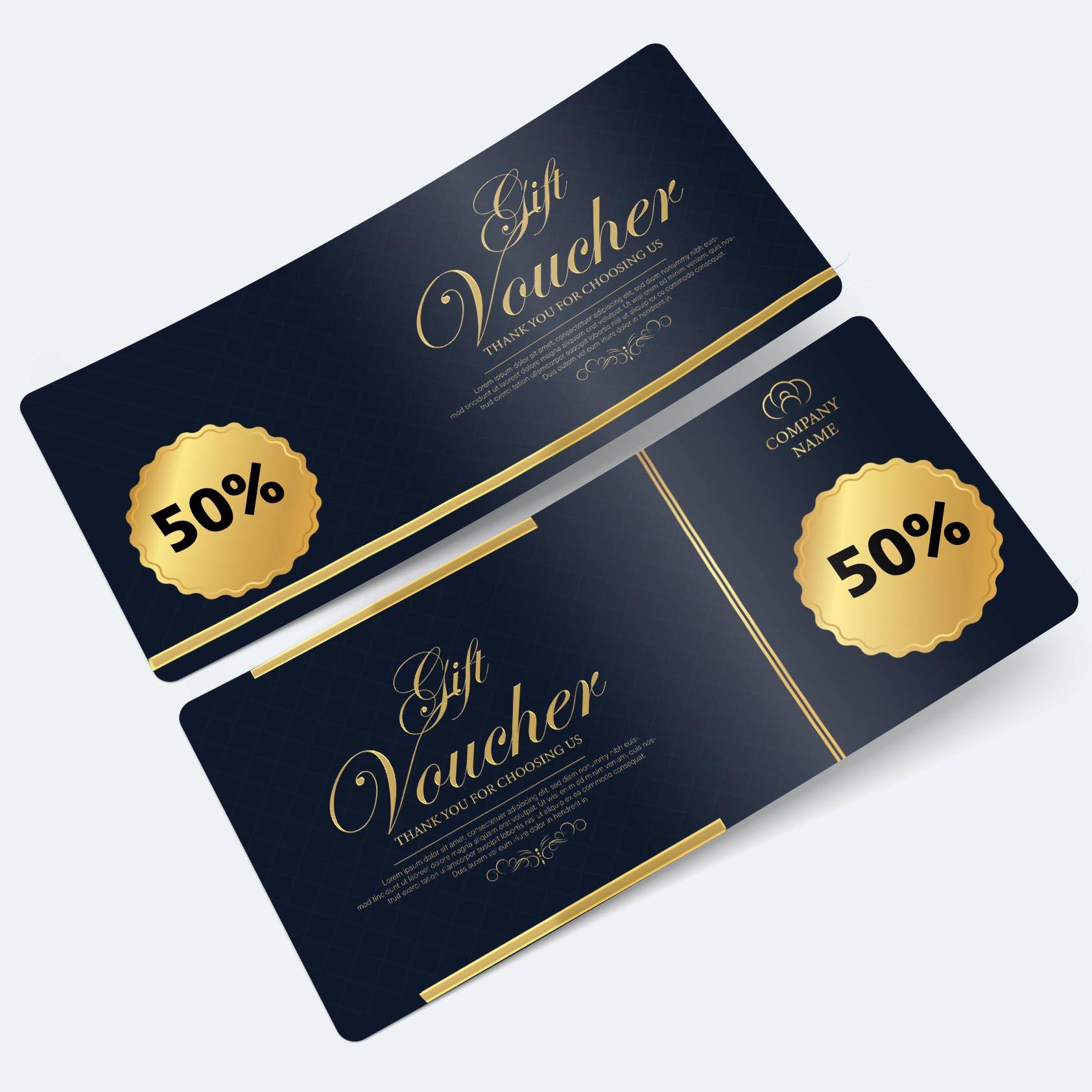 Foil Gift Vouchers